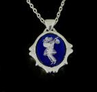 Handmade Silver Cameo Pendant 